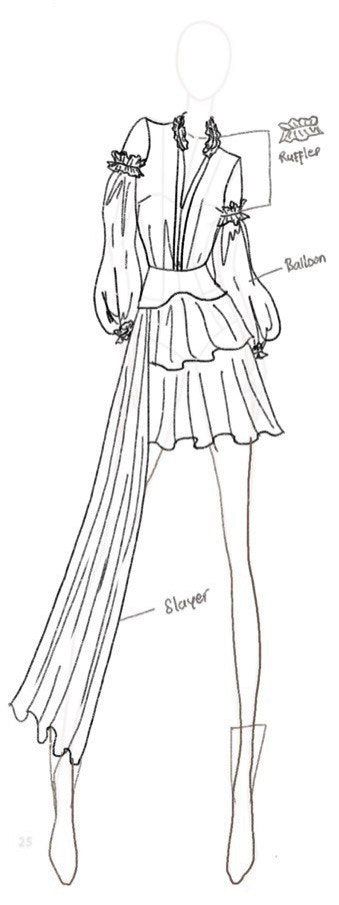 Balloon Sleeve Dress